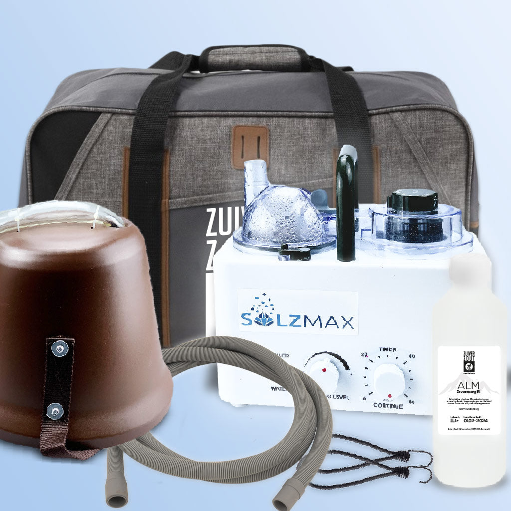 Salzmax set voor halotherapie paarden demoset